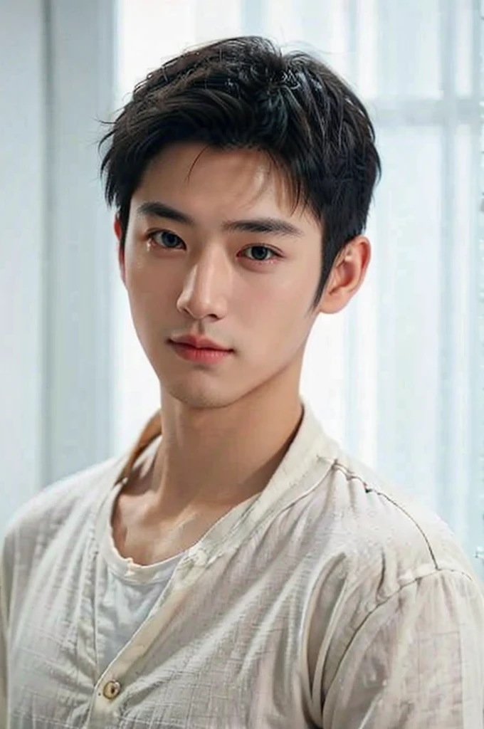 Handsome Boy Photo,soft face,black hair,black eyes