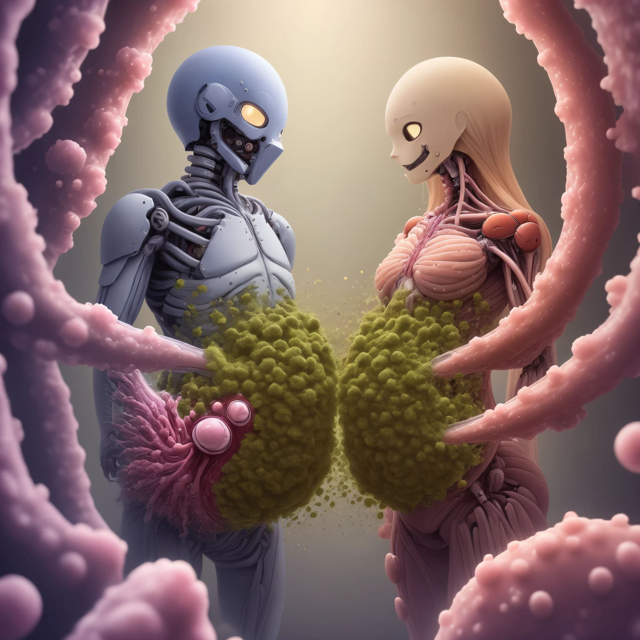 Human body bacteria