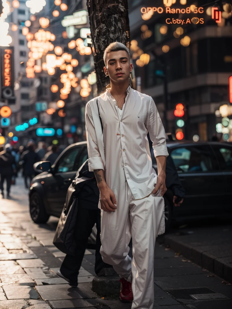 Change background cyberpunk handsome boy ,8k, ultra realistic