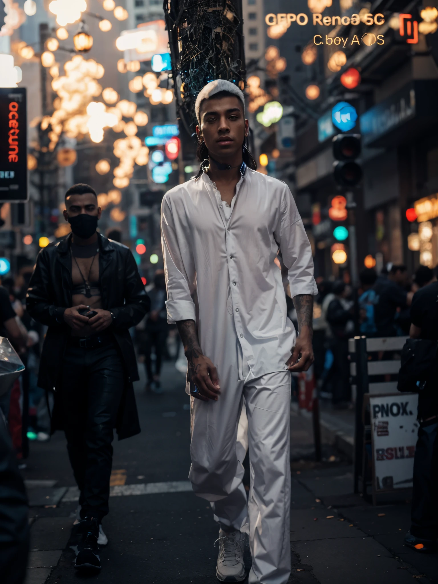 Change background cyberpunk handsome boy ,8k, ultra realistic