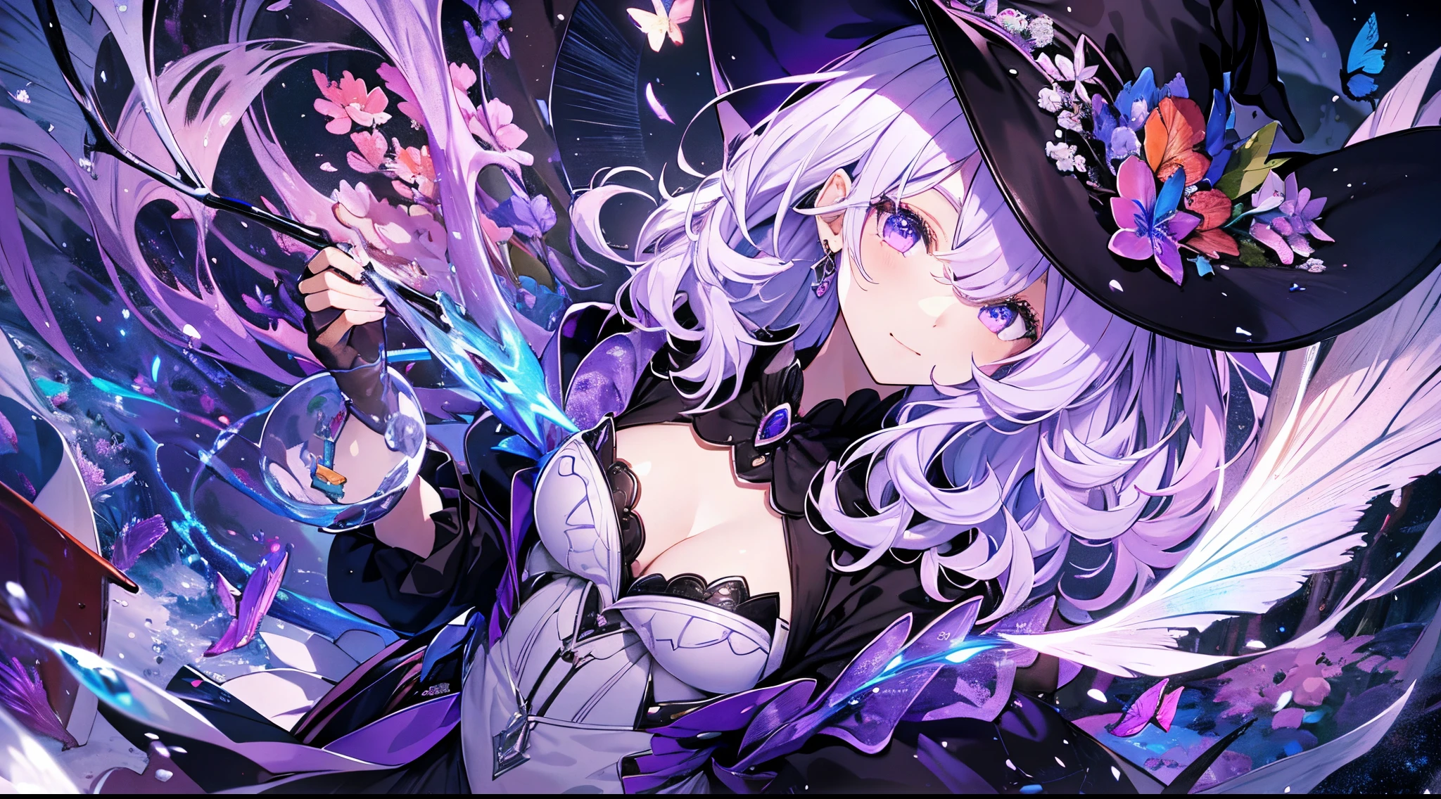 ((tmasterpiece:1.4,Best quality))+,(hyper-detailing)+,(Bandages around the eyes:1.5)+,(pointy ears:1.5),
(cute girls),15year old,(Wrap limbs in black cloth:1.15),(Long pale pink hair,long braid,Bushy hair:1.5),(wariza:1.2),pale-skinned,seduct smile,black crystal block,God of darkness,Red crystal on forehead,Black veil,White Bone Throne,deadwood vine,lavender hat,deer antlers,pearls necklace
(She is wearing a light pink Hanfu,gray cloak,bone pattern,:1.5),(black Bracelet:1.4)The sleeves are extra-long,Black rose tiara,dense teeth,black colossus,Dream bubbles,black fingernails,red apple,Sitting on an old wooden chair,metal chains,Black silk gloves,
(Demon Maiden:1.1),
(dawn light:1.2),
(Thick black and white:1.16),(depth of fields:1.4),Complicated details,color mixing,Detailed route,Excellent,super detailing,The content is very detailed,(hight contrast:1.11),wind,Amazing cleavage,beautidful eyes,messy hair,(best illuminate,Extremely Delicately Beautiful), ((movie light lighting)), (seen from the side:1.3),8K,tmasterpiece,Best quality,cinematic Film still from,1 plump girl,(Close-up cleavage:1.1),bright,Interesting,gentlesoftlighting,(bauhaus,shape,line engineering,Abstract:1.1)offcial art, Unity 8k Wallpaper, ultra - detailed, Beautiful and beautiful, tmasterpiece, Best quality, (dynamic angle:1.4),Perfect NwsjMajic,(tmasterpiece,top-quality,Best quality,offcial art,Beauty and aesthetics:1.2),The content is very detailed,rich colourful,highest details,