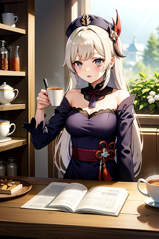 Genshin granulated sugar,quadratic element, maidennurse ,Tea,