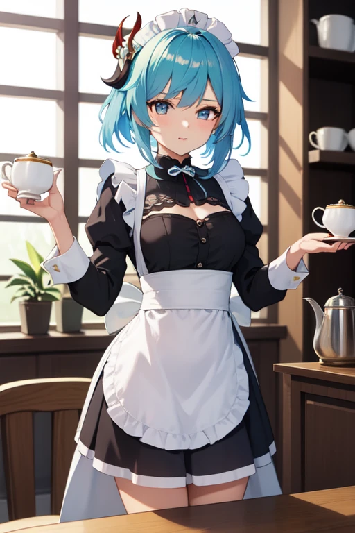 nsfw,(Highest quality:1.2), One Girl, Kaho Hyuga, smile, View your viewers, Holding Tray, Twin tails, Head scarf, Maid, Frills, Blue Shirt, Waist apron, puffy short sleeve, Blue Skirt, Thighs Thighs Thighs Thighs, White glow,
One Girl, Sex, On the bed, throw, , Mission Grab, Missionaries, Tabletop, Highest quality,Mission Grab,Doggie Grab,kawashiro nitori,２０Old Man、hetero、intercourse with a man、doggystyle 、clothed sex,,A man grabs a woman&#39;s buttocks from behind、For men, only the body is drawn