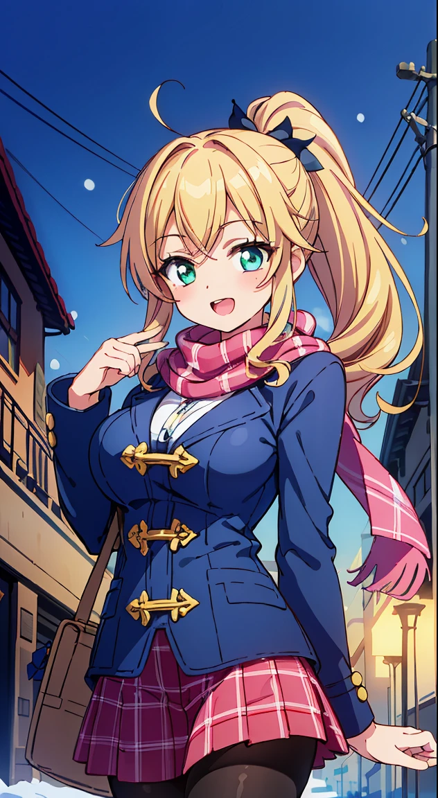 (Cute illustration:1,2),(Absurd realistic structure details),(High resolution complex and detailed text quality),(High-resolution microstructure、High poly 3 boobs boobs D rendering correction),Methods of geometry,Careful explanatory anatomy,
BREAK,



1 beautiful girl, girl with, (Cute:1.5),(Chibi:0.5),(kawaii:2.0),(Lori:2.0),(12 year old girl),(large full breasts:1.65),(Ahoge,High Ponytail,Blonde hair, blue bow, Green eyes,eyebrows visible through hair,side locks,Parted bangs,Long hair, Hair Flower, Hair Ornament, Big ribbon in the hair, Curly hair,Bow:1.4),:D,(Angel,White feathers, one white winged, Angel wings,Spread wings, Glowing wings),pitt \(??? Icarus\),gleaming skin, Clear skin, shining beautiful skin, Open mouth,Smile, Solo, tusk, Upper teeth,(long eyelashes, Double eyelids:1.2),Solo,gleaming skin, Clear skin, Beautiful skin,(best quality face),(Top quality glowing eyes),(The best smile,Doya face:1.45),BREAK, (dark navy theme:1.3), (Please wear a navy blue duffel coat over your school uniform.、Only the hem of the skirt is exposed:1.4), (Black and white plaid pleated skirt:1.1), ((Dark brown pantyhose, lowfers):1.2), 
BREAK (Pink Theme:1.3), (pink plaid knit scarf:1.4),


BREAK,(day), a closed mouth,(architecture, building, Choker, city, Cityscape, Outdoors, building, city,lamp post, Power lines, scarf, skyporn, Snow, Solo, utility pole, Winters:1.55), Waterfall,depth of fields,

 BREAK,wakame,wakame,wakame,(Cowboy Shot:1.4), 

BREAK,(Blurry background:1.3),(absurderes, hight resolution, Super Detail Art),cel shading,Clear Color, Lonely optical effect, Beautiful pictures, Bright glow, mystic atmosphere,(Close-up of girl:1.1), Mystical light particle effect,manga influence, clean line drawings,