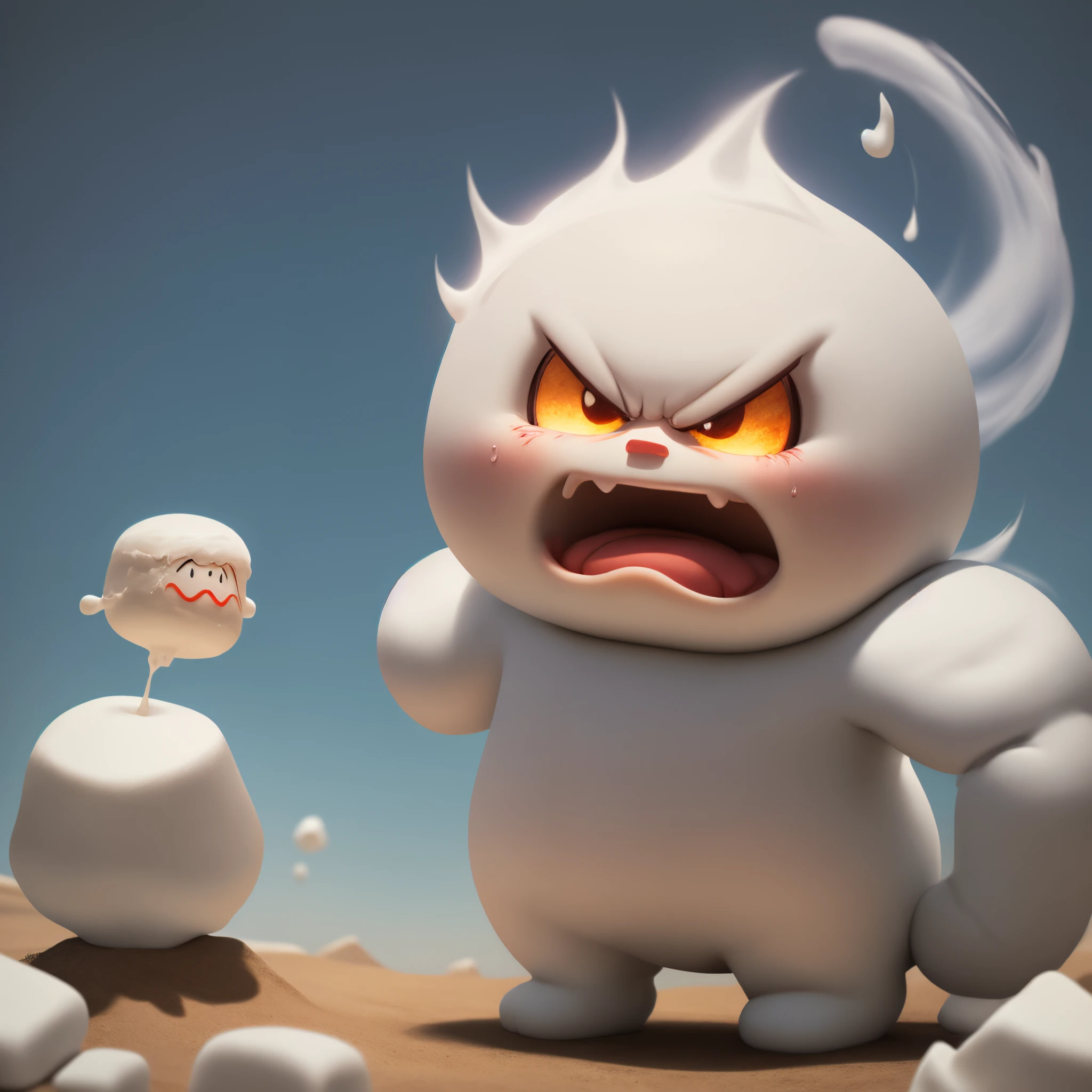 Angry marshmallow