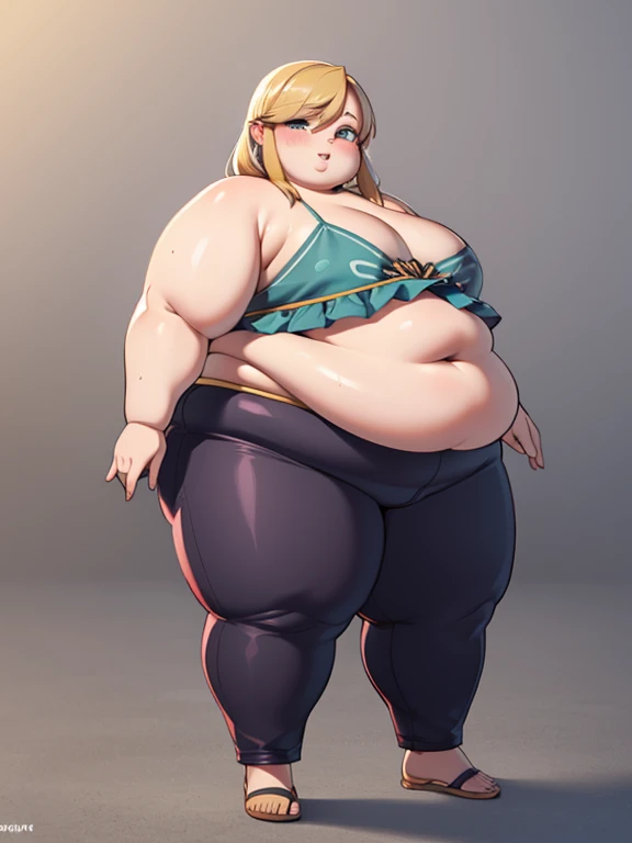 1 obese boy, 4K, masterpiece, (best quality, 4k, looking at viewer, master part: 1.3), Beautiful boy, blonde hair, attractive body: 1.2, Ultra-detailed face, Detailed lips, detailed eyes, Double eyelid, visible curves, volume in underpants, coast, full body , 8k, Ultra-detailed 3D Reification, obese body, Realistic shadows, ultra quality, perfect body, perfect waist, delicate body, detailed , specific belly,Low view angle