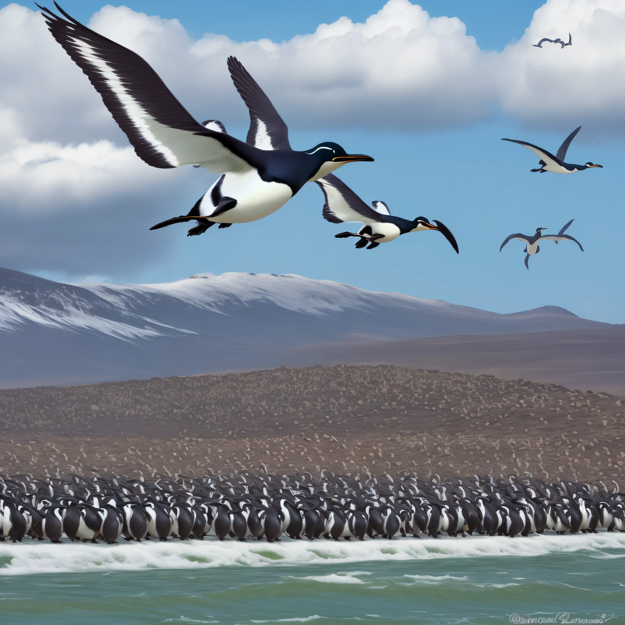 Flying Penguins