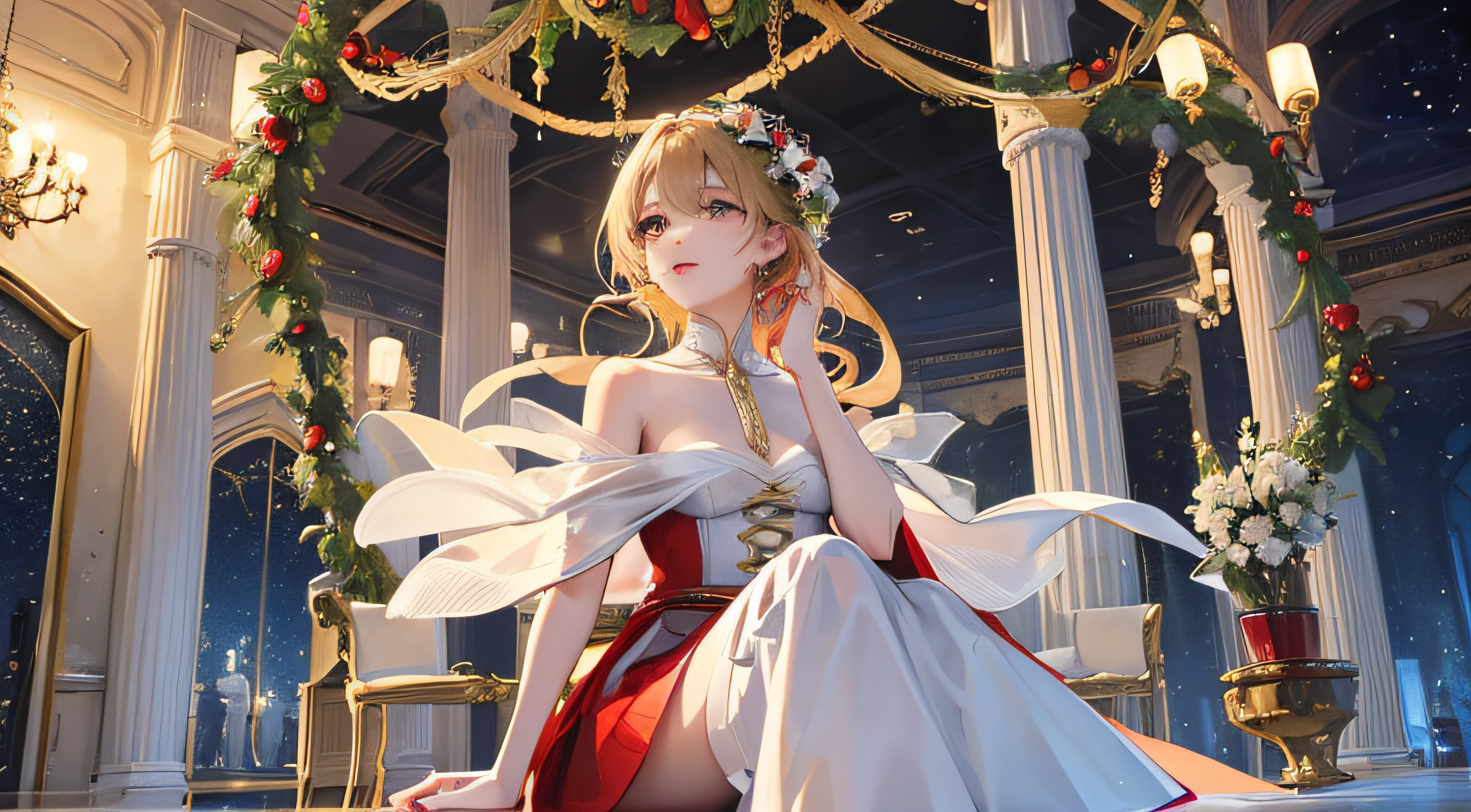 Not only comfortable and relaxing、、Makes you feel the Christmas atmosphere、Elegant and sophisticated elements of fashion and beauty,Creative work、special seasonal feeling,excitement about fashion,the melody is calm,christmas joy,a beauty
