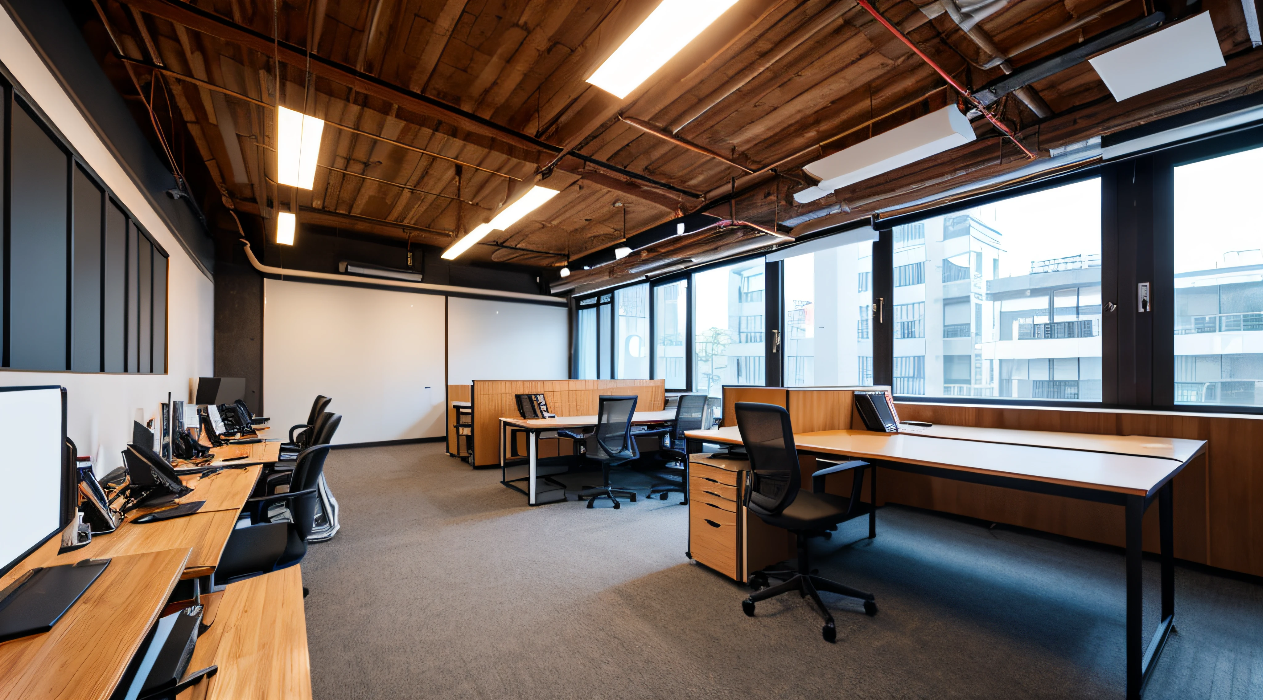 designer office　woodenhor