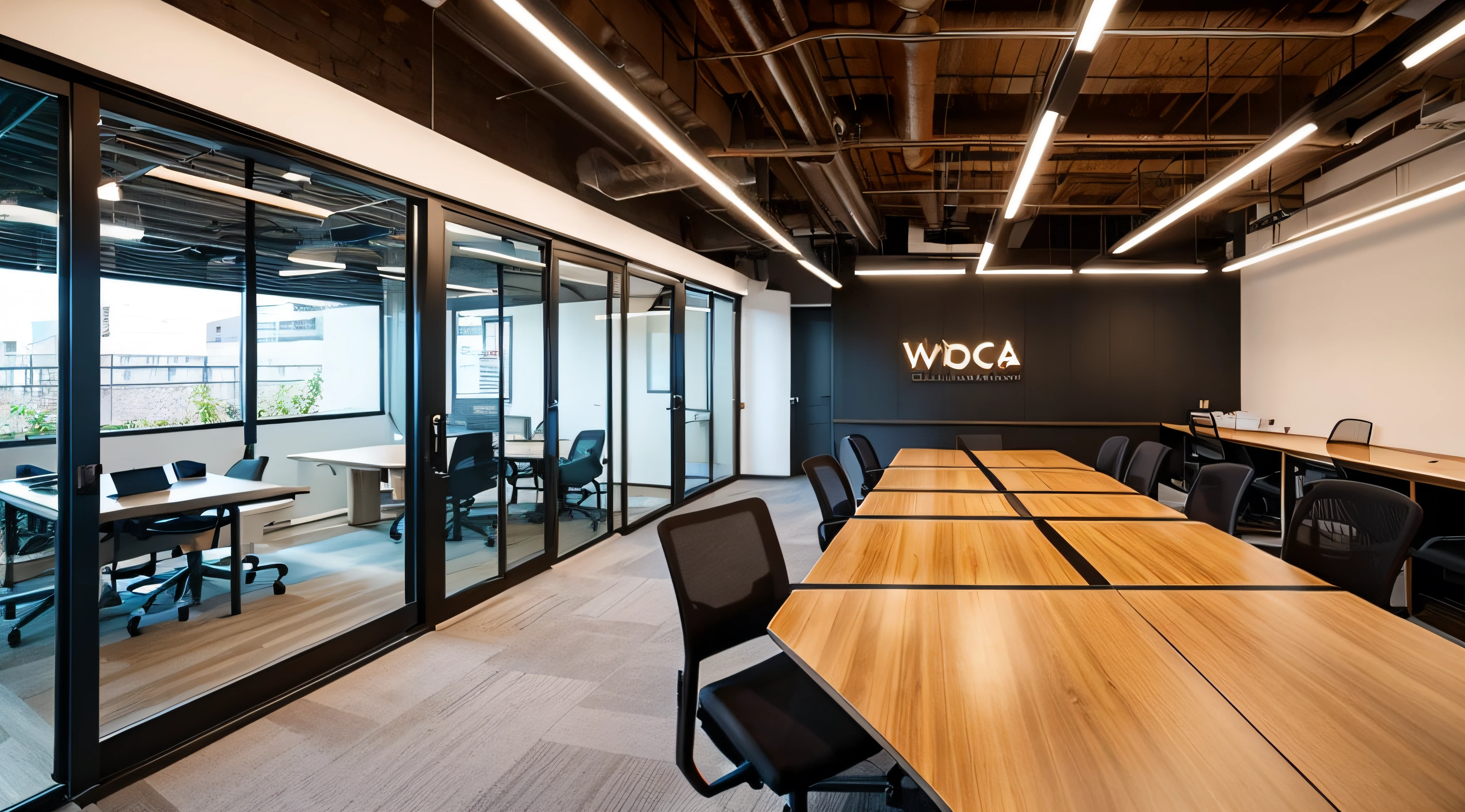 designer office　woodenhor