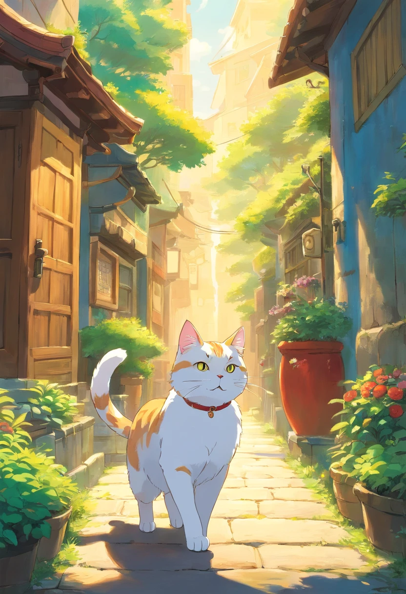 cat walking