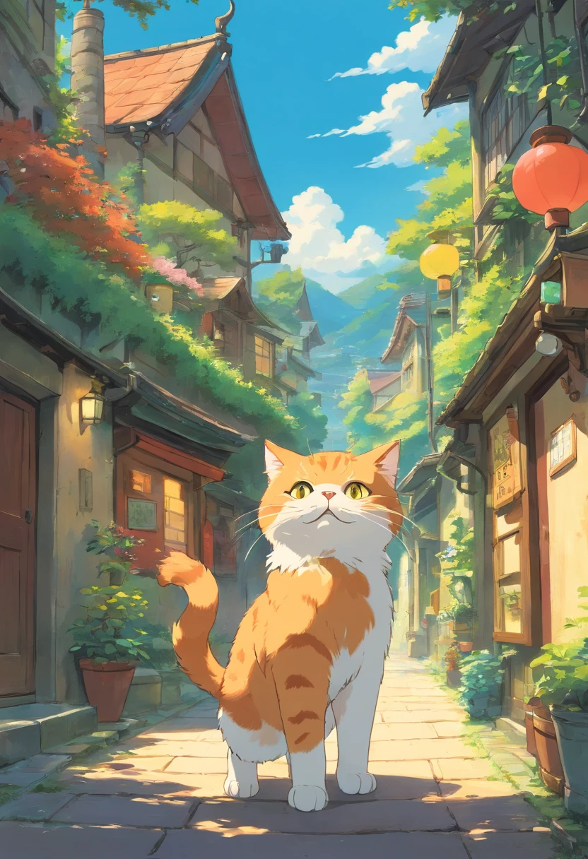 cat walking