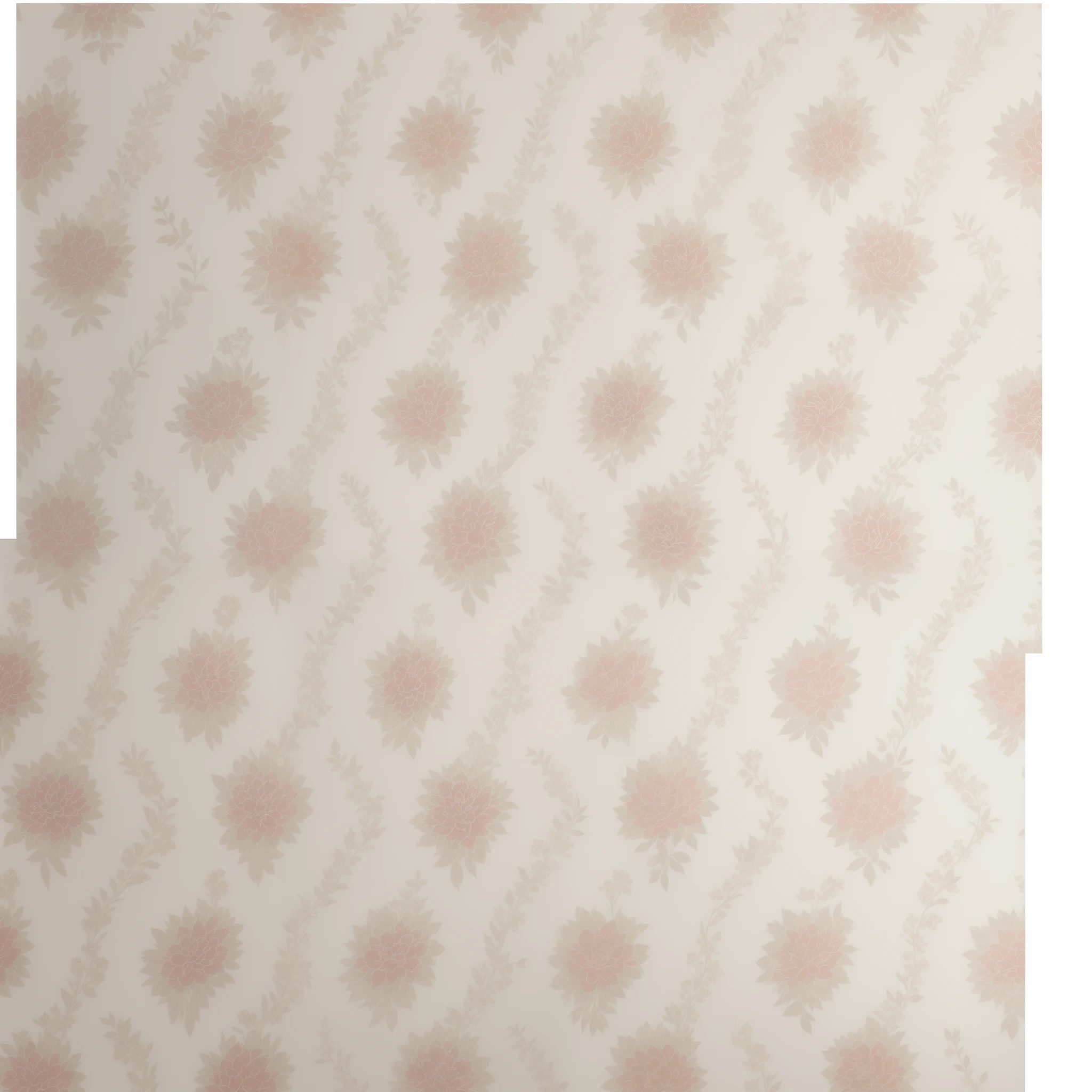 um close de uma folha com estampa floral e fundo branco, wallpaper pattern, design de papel de parede, floral patterned skin, papel de parede floral, papel de parede florido, papel de parede, 3 2 x 3 2, visual vintage, floral pattern, retro, delicado estampado, nostalgia, papel de parede nas paredes, Jardim delicado sobre papel, textile print, impeccable quality wallpaper, -h 512