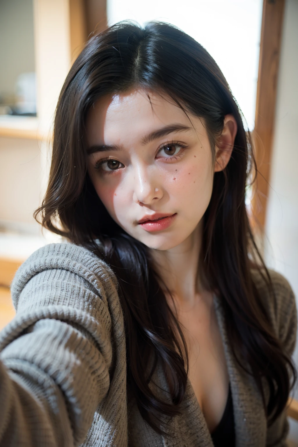 1 girl, depth of fields, first person perspective, F/1.8, 135mm, Nikon, hyper HD, retinas, tmasterpiece, acurate, Anatomically correct, ctextured skin, super detailing, high detal, high qulity, Best quality at best, A high resolution, 1080p, k hd, 4K, 8K