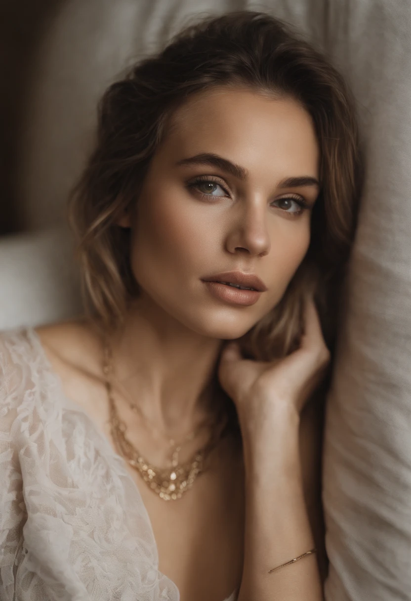 woman, 18 year old ((Alexis Dziena:0.8),(Emily Browning:0.7), (Valorie Curry,:0.6)), pixie face, cute, , small breasts,((madison beer:0.3), (barbara palvin:0.3), (karlie kloss:0.4)),hairy pussy, full bush, open mouth, presenting pussy, exposing , skinny arms, slim body, skinny girl, skinny hips, freckles, narrow torso, thin torso, wearing a black choker, gold chain around waist, (detailed face), short silver hair, full shot, professional, bedroom, lying on bed, , cum on tits, cum