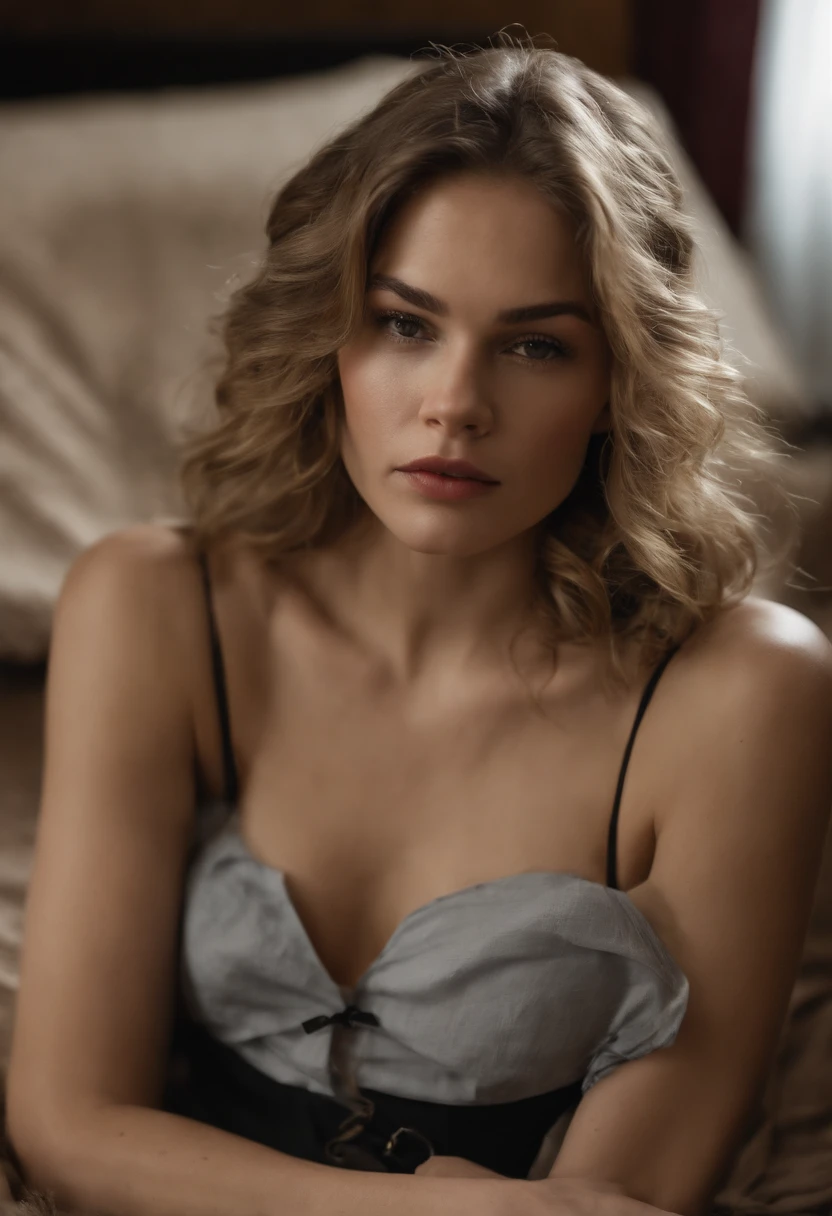 woman, 18 year old ((Alexis Dziena:0.8),(Emily Browning:0.7), (Valorie Curry,:0.6)), pixie face, cute, , small breasts,((madison beer:0.3), (barbara palvin:0.3), (karlie kloss:0.4)),hairy pussy, full bush, open mouth, presenting pussy, exposing , skinny arms, slim body, skinny girl, skinny hips, freckles, narrow torso, thin torso, wearing a black choker, gold chain around waist, (detailed face), short silver hair, full shot, professional, bedroom, lying on bed, , cum on tits, cum