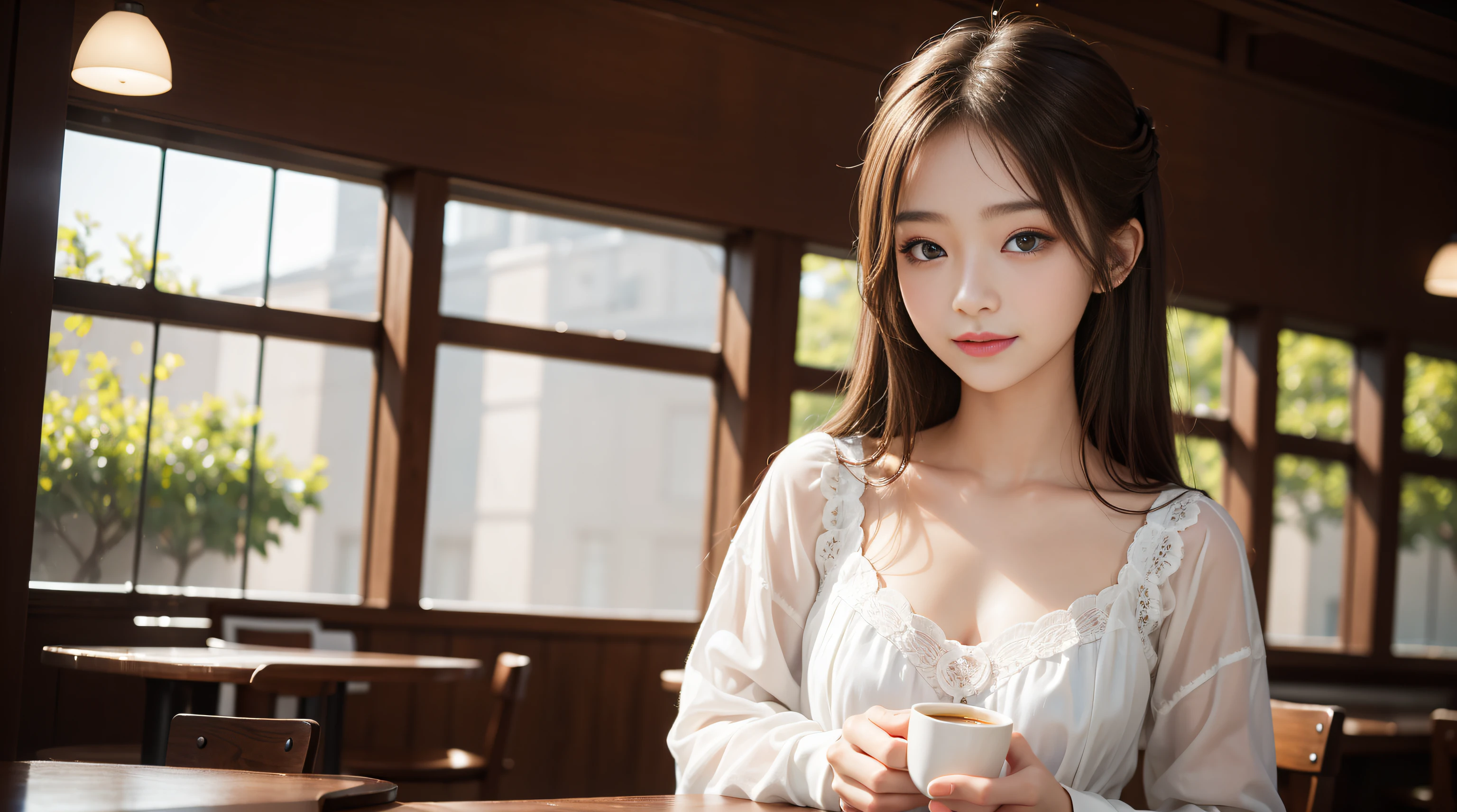Solo, standing in the kitchen, girl, milk falling on the chest of a shirt, (Delicate Illustration: 1.4), (Renaissance Art: 1.4), (Masterpiece: 1.0), (Best Quality: 1.4), (Ultra High Resolution: 1.2), (Photorealism: 1.4), (8k, RAW Photo: 1.2), (Soft Focus: 1.4), (18 years old: 1.3), (Sharp Focus: 1.4), Detailed beautiful face