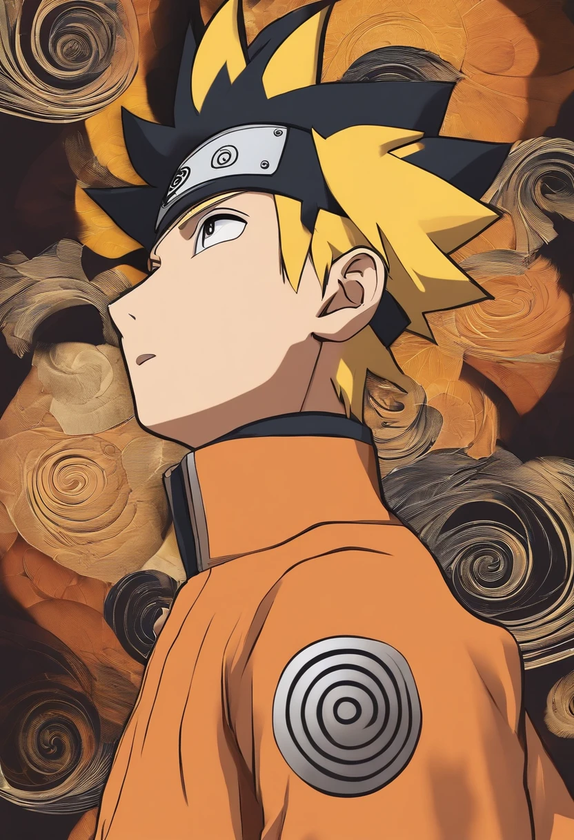 "Kishimoto Masashi《Naruto》For inspiration，Create stunning movie posters, Show the legendary Uzumaki Naruto in all its glory."