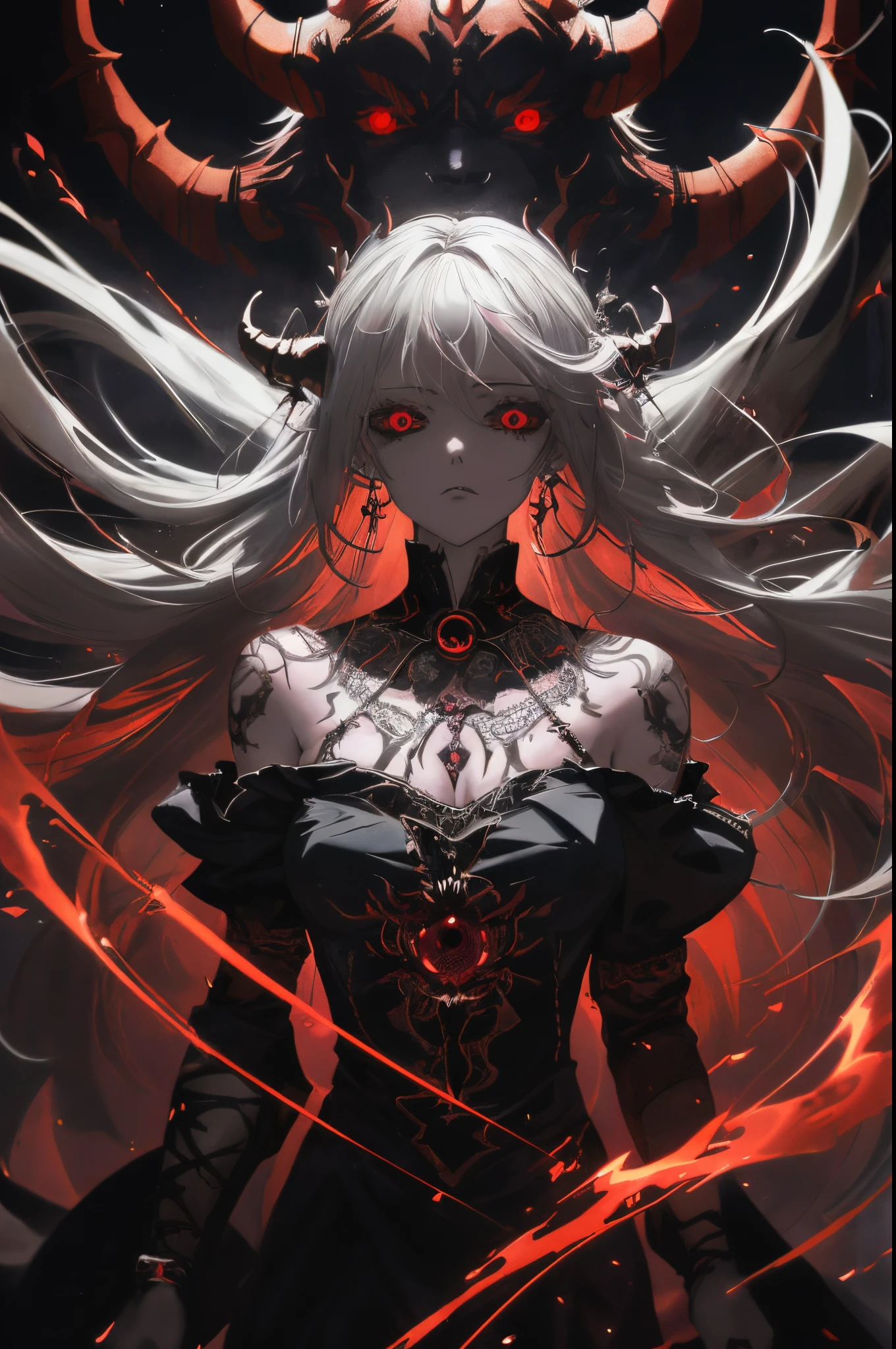 Anime, Anime Girl, Diabolical, Diabolical, Demon Girl, Demon Girl, Demon Girl, Demon Girl, Demon Girl, Demon Girl, Demon Girl, Demon Girl, demon anime girl, Detailed Digital Anime Art, beautiful elegant demon queen, Gothic Maiden anime girl, badass anime 8 K, anime fantasy artwork, Anime art wallpaper 8k, portrait of demon girl