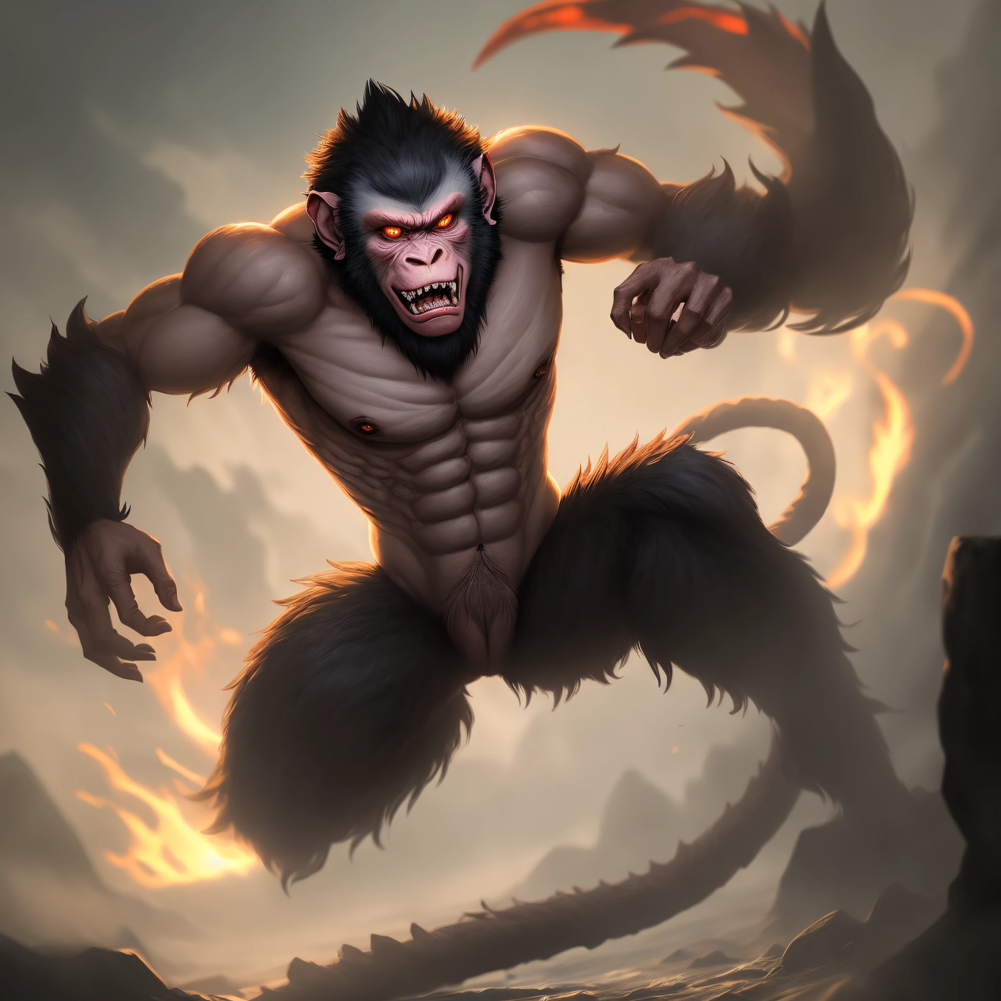 Mad monkey demon
