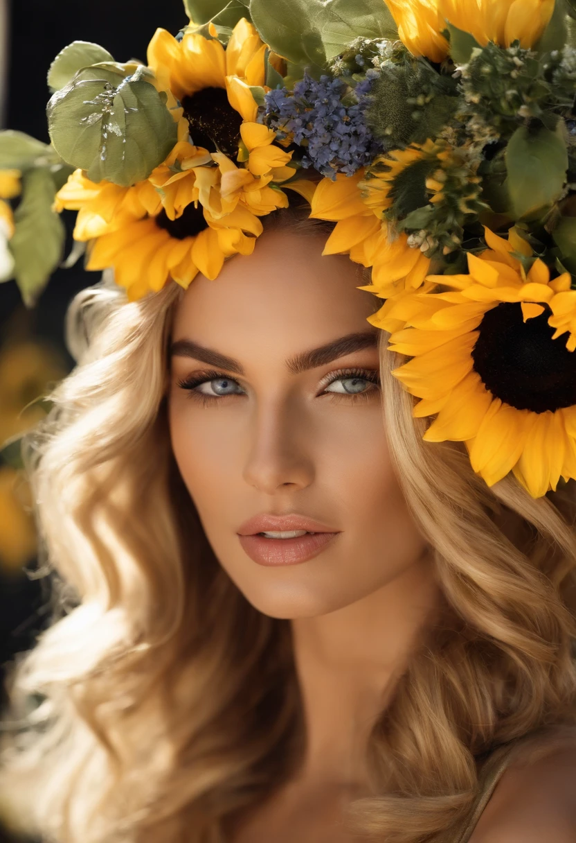 An image of Madison at a flower shop in Chelsea, selecting the most vibrant bouquet of sunflowers.,original,Madison Clark, an American supermodel, was discovered at 16 in her hometown of Miami. With her sun-kissed skin, cascading golden hair, and piercing blue eyes, she epitomized classic American beauty with an international allure. Standing at 5’11”, Madison’s commanding presence and unique look were a natural fit for the high fashion world.

By her mid-twenties, Madison had become a regular on Vogue covers, and a runway sensation in Milan, Paris, and New York. Her versatility in high fashion, swimwear, and lingerie made her a favorite among top designers and brands., female