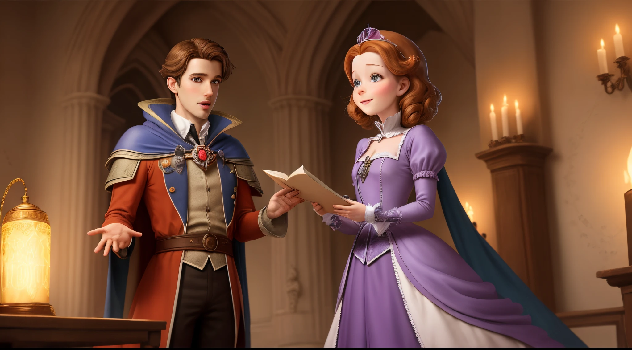 Cédric the sorcerer Sofia the first
