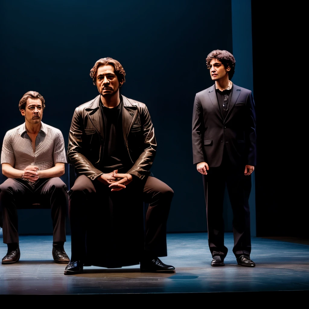actors of a modern play