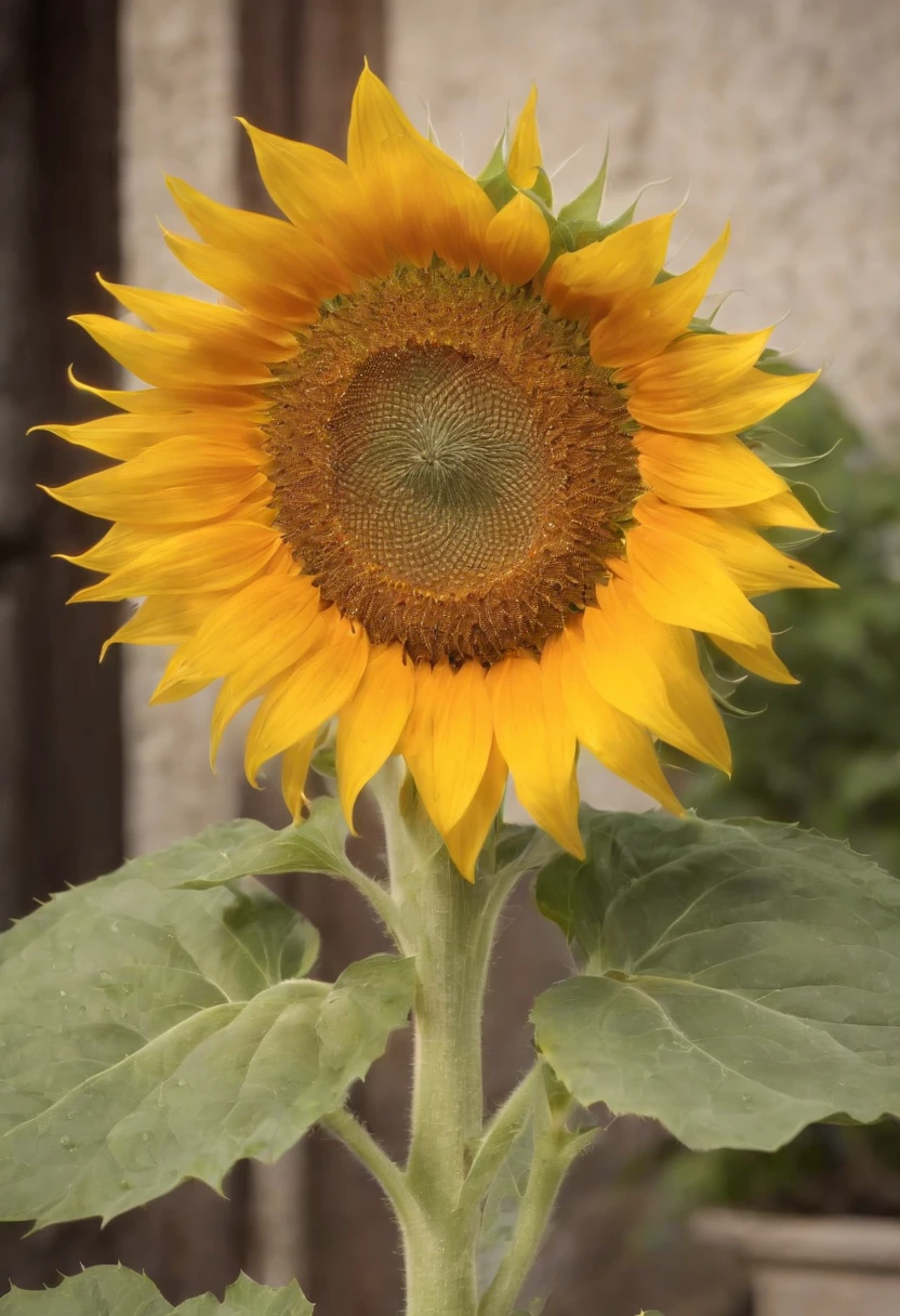 sunflower,sunflower flower, courtyard, Rays of sunlight, symmetry, polar opposites, close-up, romanticism, About art, Contemporary art, Lumism, Cinematic lighting, sparkle, god rays, 光线追踪, UHD, retina, Masterpiece, ccurate, super detaill, Anatomically accurate., high detailed, High Quality, Award-Standing, Best Quality, high resolucion, 16 k