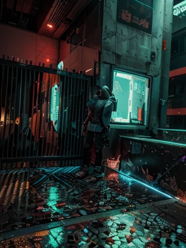 cyberpunk , look ,realistic, male ,full hd