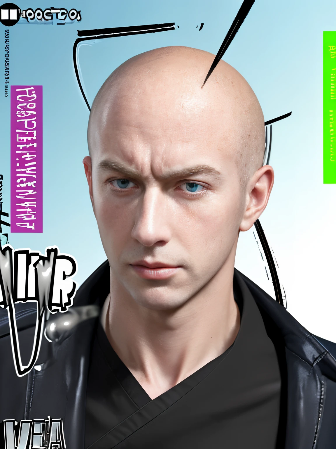the doctor，3mm hair，comic strip，one-punch man