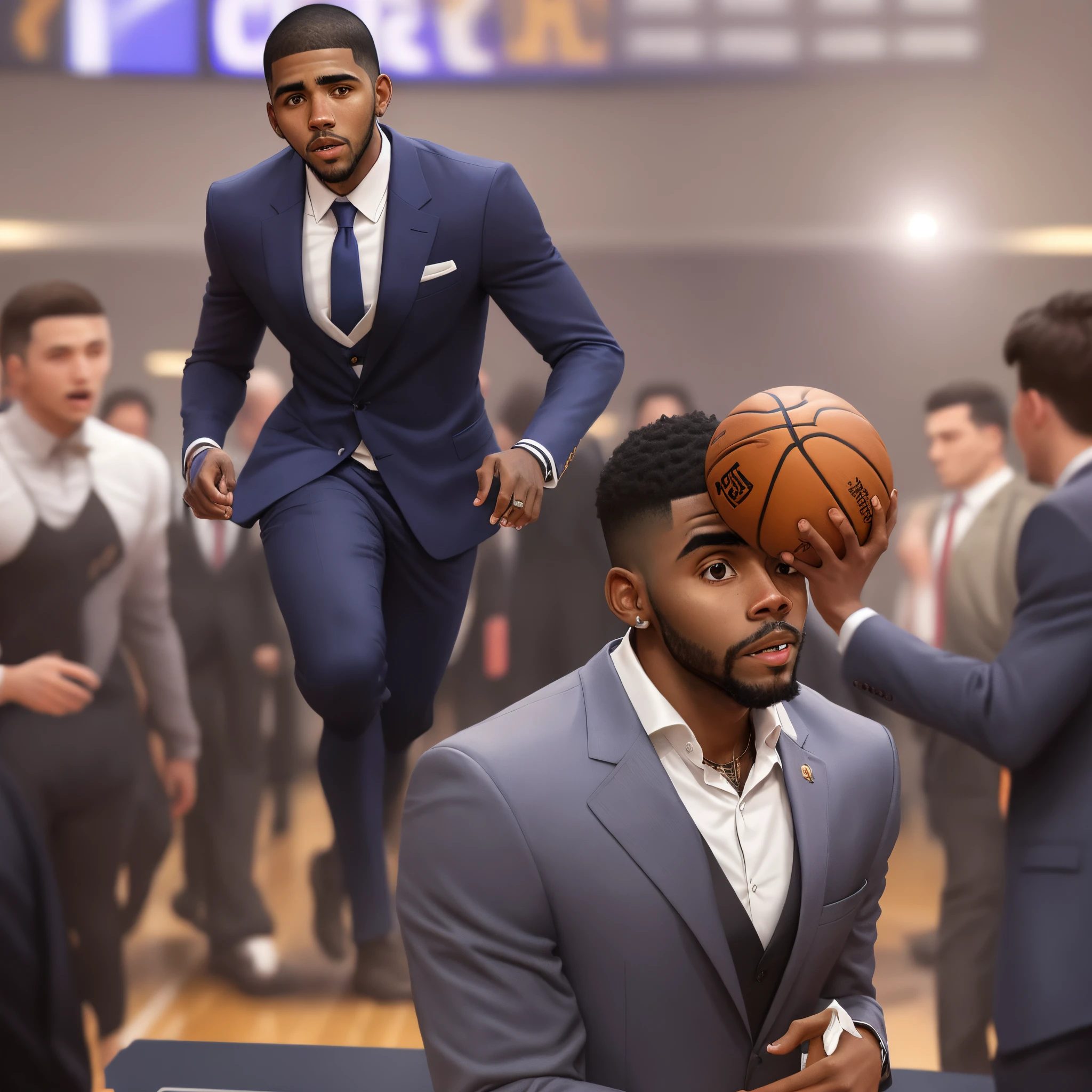 Kyrie Irving in a suit