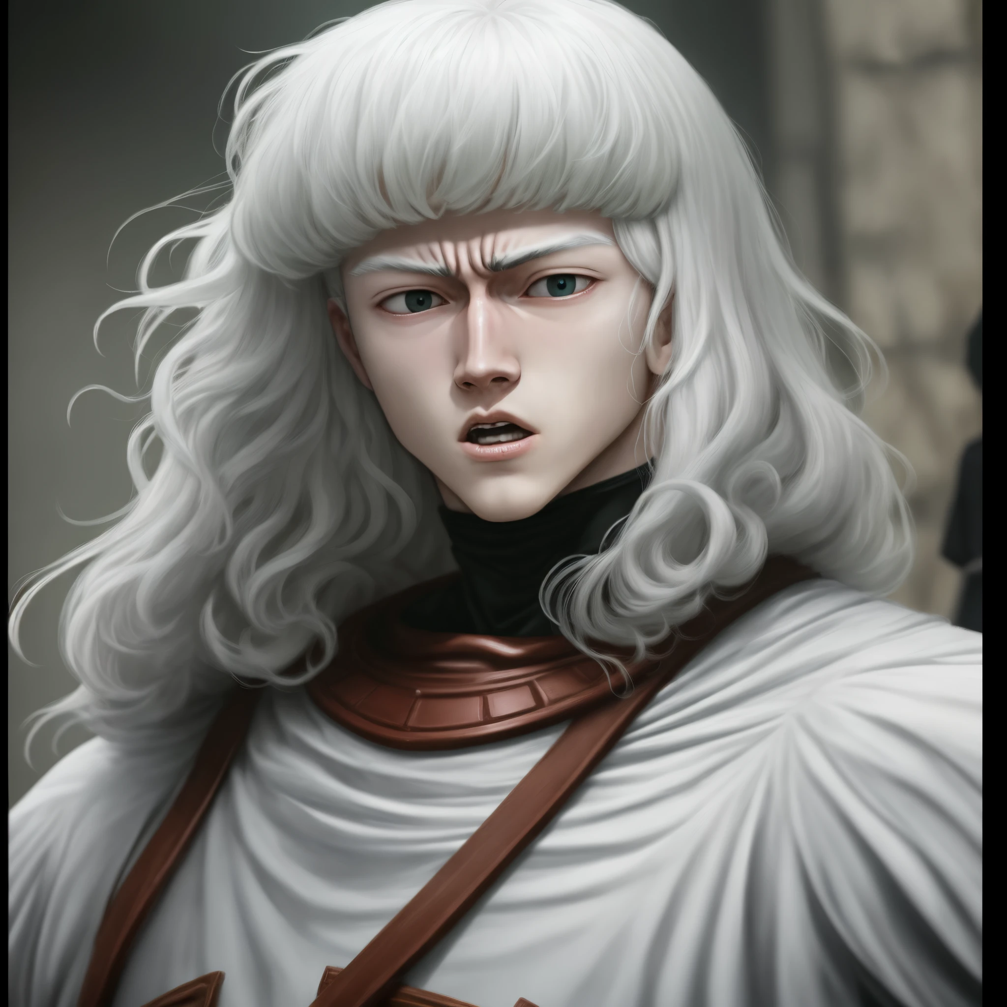 Griffith from berserk doing drugs