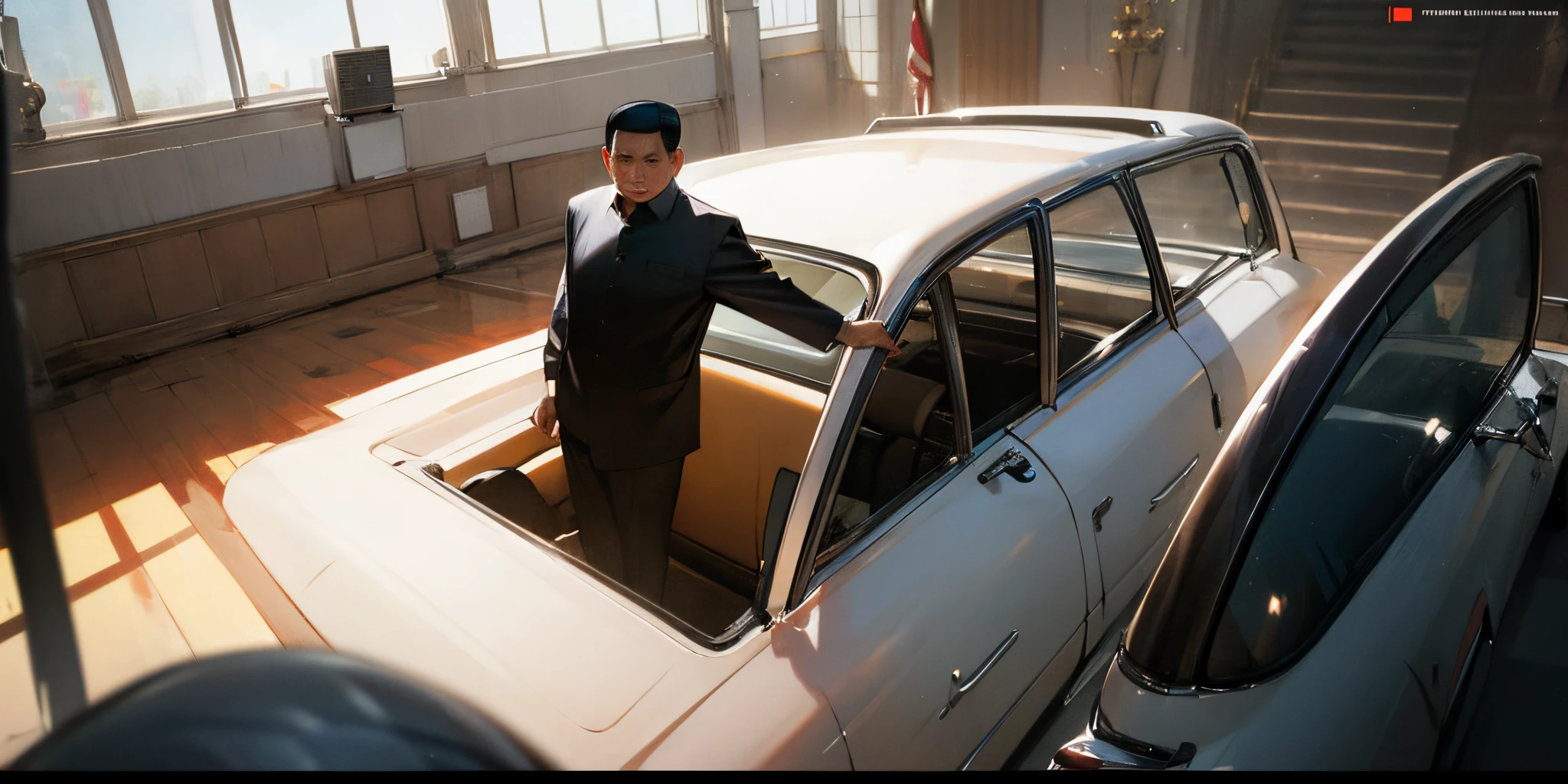 prabowo subianto in cinematic photo