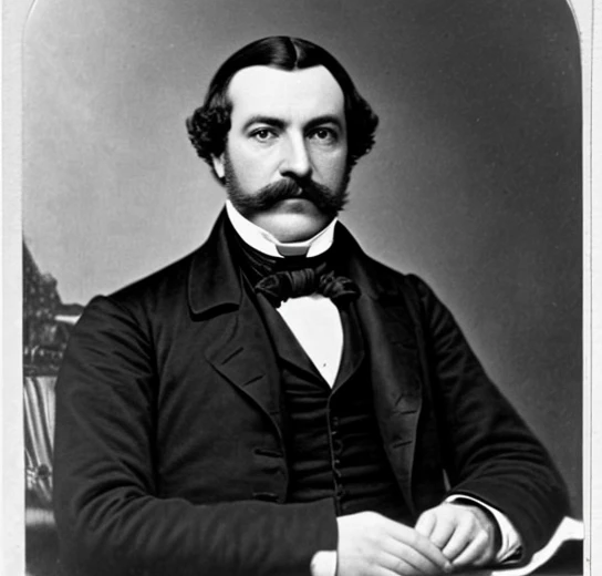 Alan Kardec em Paris no ano de 1844