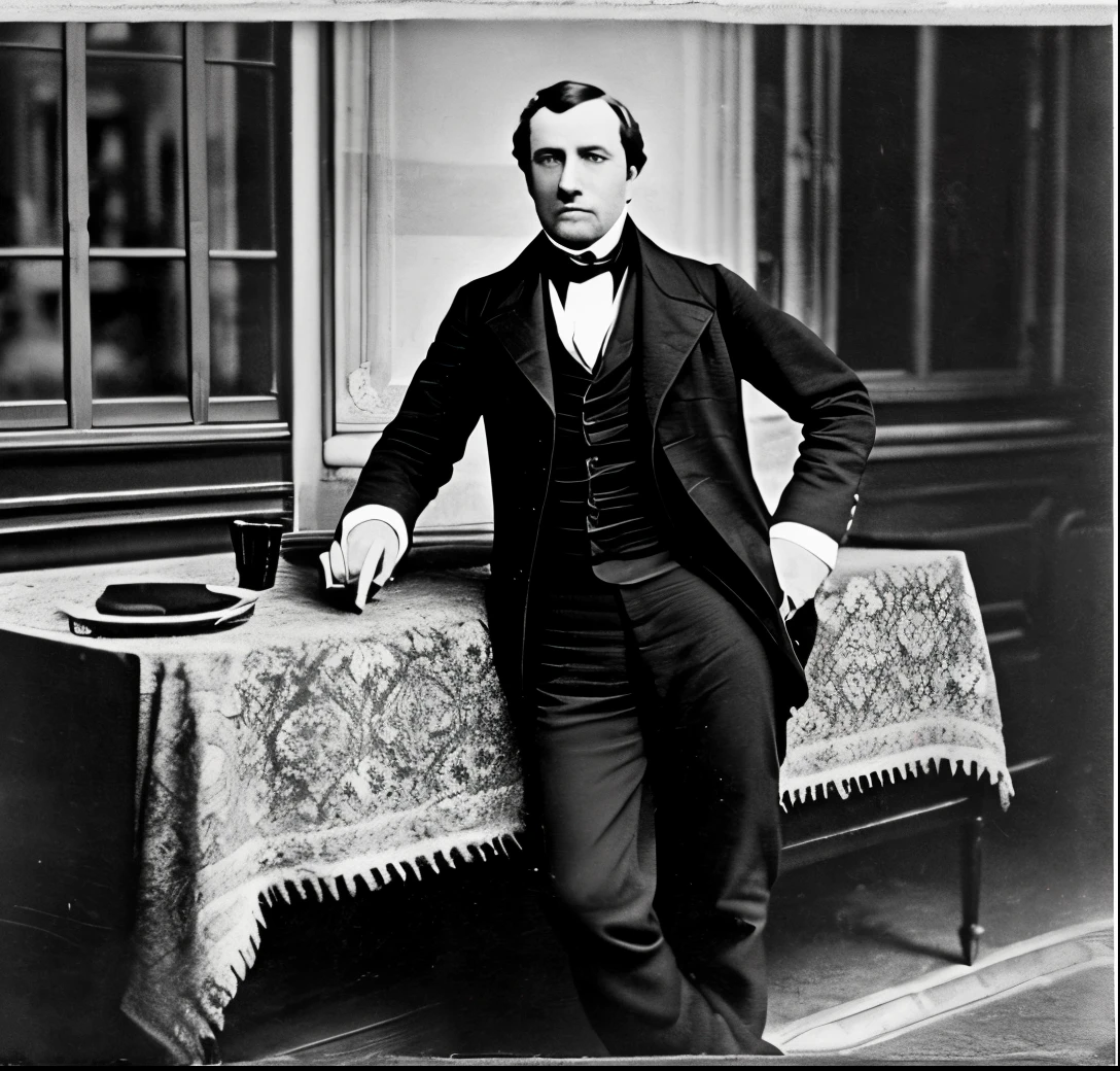 Alan Kardec em Paris no ano de 1844