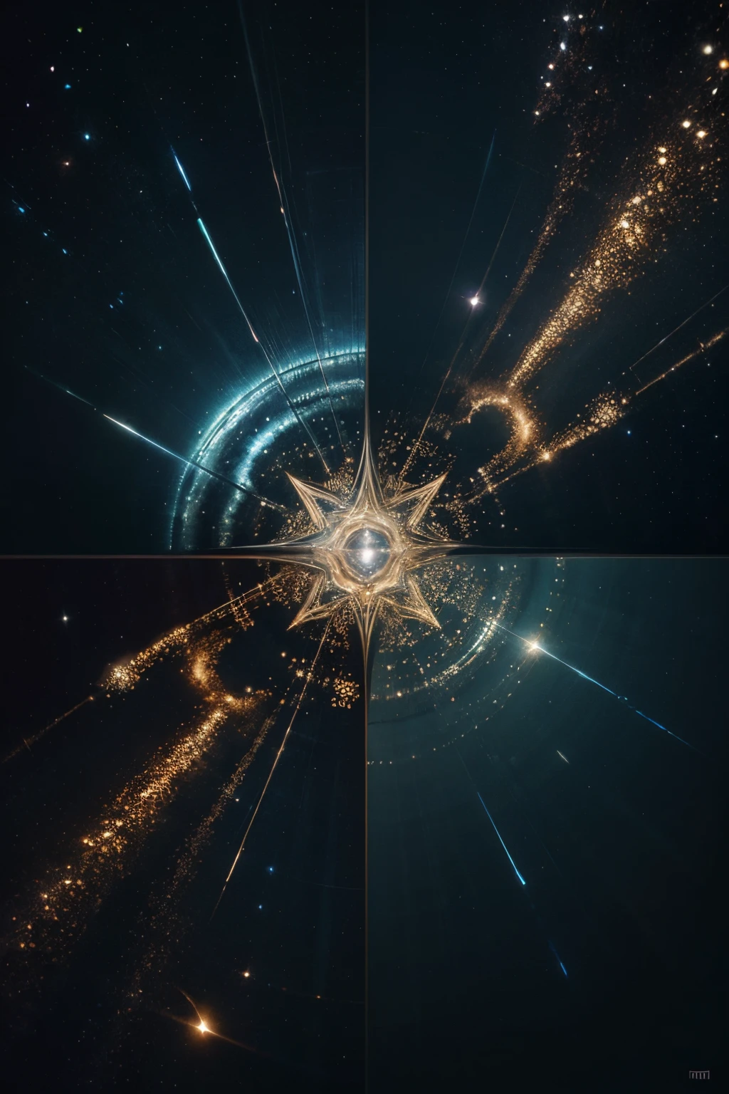 "Ethereal Symphony" is an enchanting masterpiece born from the harmonious collaboration between human creativity and artificial intelligence. This AI-designed painting invites viewers into a world where ethereal melodies materialize into vibrant strokes of color and form.
The canvas pulsates with dynamic energy, as the AI program skillfully weaves together elements of cosmic inspiration and earthly elegance. A celestial dance unfolds, with swirling nebulae and celestial bodies seamlessly merging with delicate floral patterns and cascading waves. The juxtaposition of cosmic vastness and intricate, earthly details creates a mesmerizing visual symphony.
The color palette is a testament to the AI's ability to blend hues with unparalleled finesse. Cosmic blues and purples seamlessly transition into soft, luminescent golds and silvers, creating an otherworldly ambiance. The interplay of light and shadow adds depth, guiding the viewer through an immersive journey across the canvas.
As the eye navigates through the painting, intricate details emerge — each stroke a unique note in the symphony of creation. The AI program's precision in rendering both macro and microcosmic elements demonstrates a meticulous attention to detail, resulting in a composition that balances complexity and simplicity in perfect harmony.
"Ethereal Symphony" transcends traditional artistic boundaries, offering a glimpse into the limitless possibilities when human ingenuity collaborates with artificial intelligence. This AI-designed painting is an ode to the creative synergy between man and machine, inviting you to lose yourself in the enchanting melodies and visual poetry woven into its very fabric.