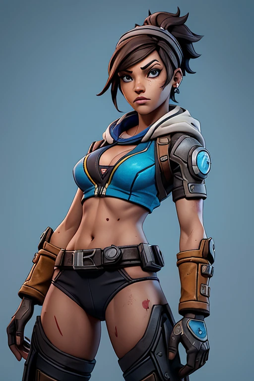 (((sem roupas, pele escura))), (((scientific fiction, pele escura, desenho de linha, aquarela))), with first person view high definition character art, personagem negra do jogo Borderlands, cabelo preto preso, First-person view, pronta para enfrentar seus inimigos, behind her a futuristic desert, personagem do jogo Borderlands. Esta imagem de alta qualidade, renderizada em 8K Ultra HD, mostra detalhes intrincados da cena. obra-prima aprimorada digitalmente ou pintada com requinte, scientific fiction, postura ativa, estilo de quadrinhos, post-apocalyptic fashion