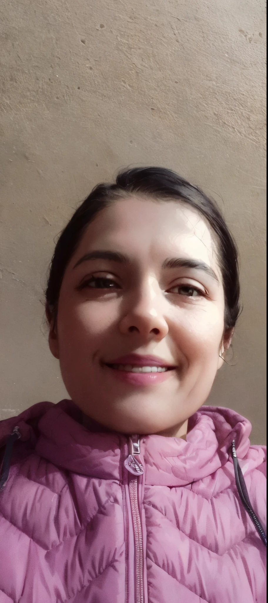 arafed woman in a pink jacket smiling and looking at the camera, profile image, estefania villegas burgos, lorena avarez, alanis guillen, headshot profile picture, professional profile picture, front portrait, faridah malik, magda torres gurza, fernanda suarez, magdalena radziej
