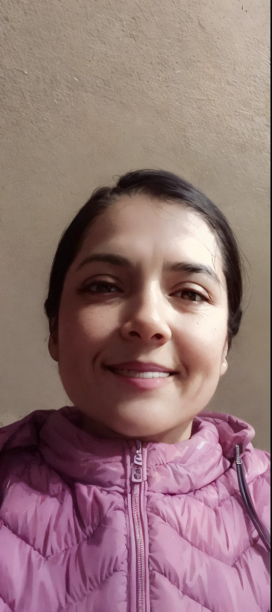 arafed woman in a pink jacket smiling and looking at the camera, profile image, estefania villegas burgos, lorena avarez, alanis guillen, headshot profile picture, professional profile picture, front portrait, faridah malik, magda torres gurza, fernanda suarez, magdalena radziej