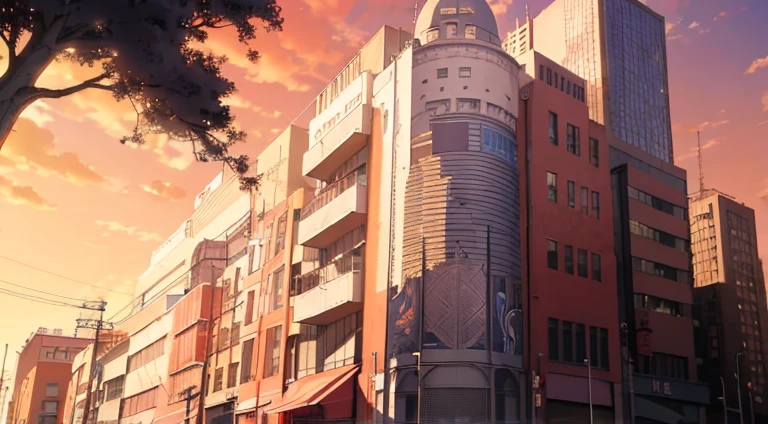 anime scene of a tall building,There is a clock on it, Madhouse Studio anime style, Kuro anime screenshots, Screenshot of the animated movie, tokyo anime anime scene, 2 0 1 9 animation screenshots, anime style cityscape, Screenshots from the 2012 animation, art deco outrun anime aesthestic, Today’s recommended anime is still