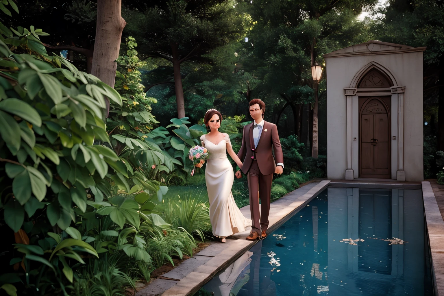 Lovely couple high quality 3D