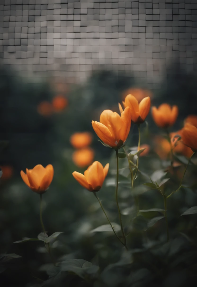 FLOWERS MOSAIC, FULL HD, hight quality