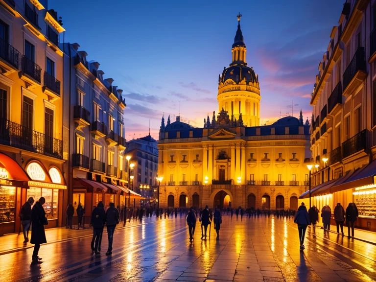 A tourist attraction in the city of Madrid, na Espanha.