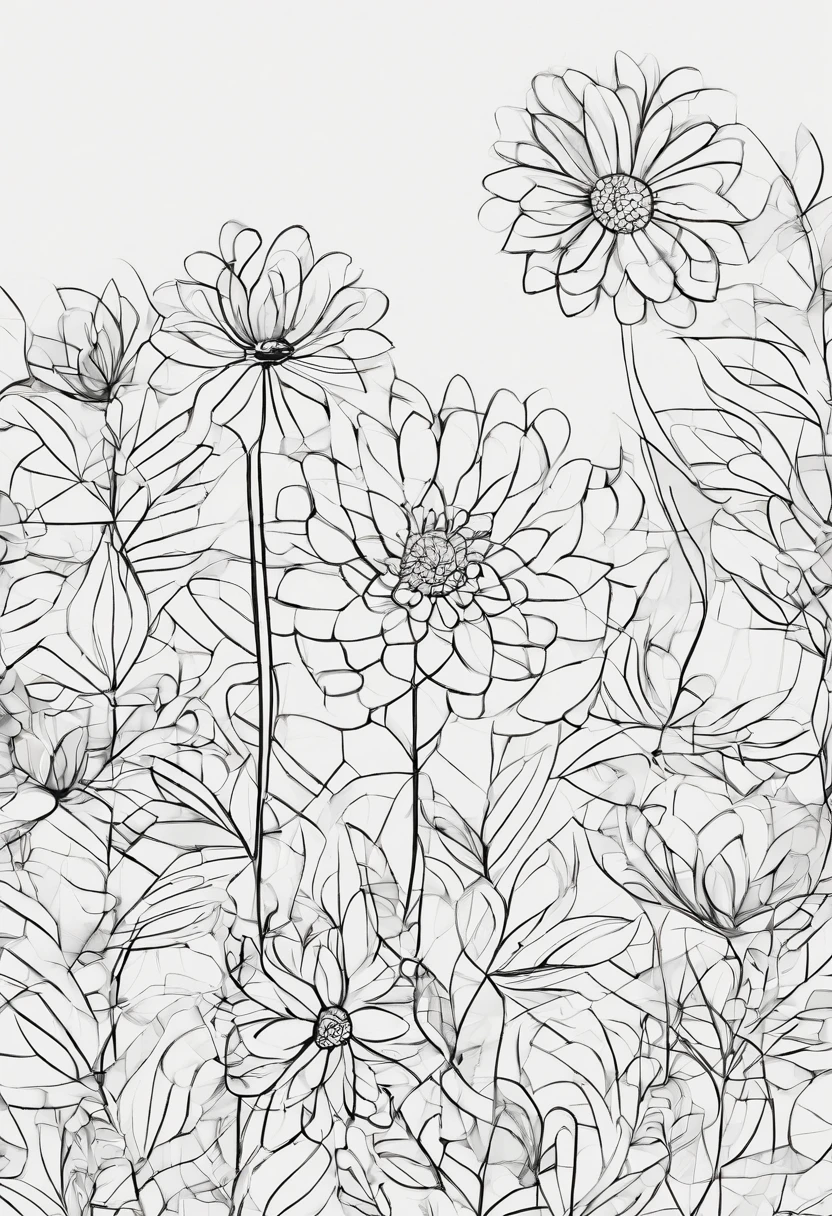 FLOWERS MOSAIC, FULL HD, hight quality