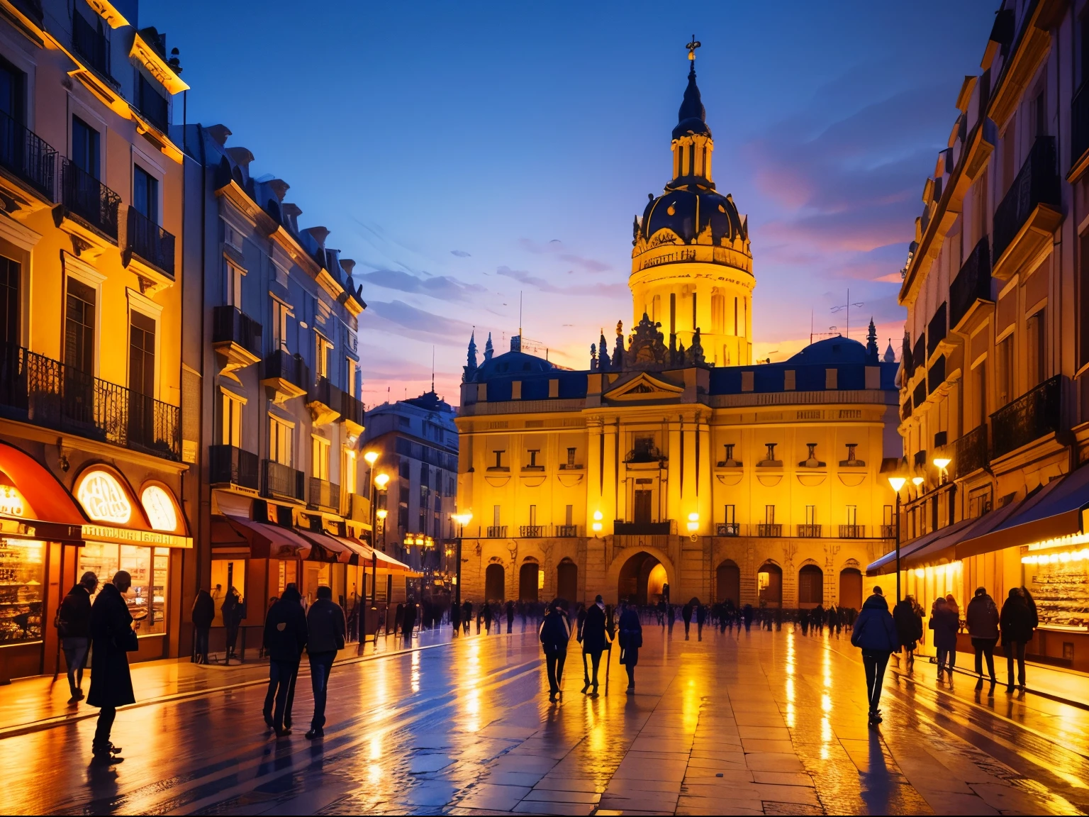 A tourist attraction in the city of Madrid, na Espanha.