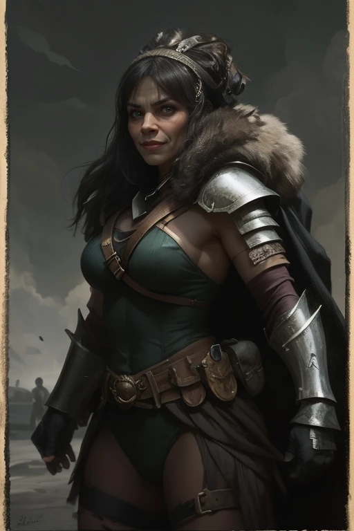 The theme of female warriors is widely reflected in the album Malefic. The image of a strong, brave, half-naked Amazon, ready to fight alone with a crowd of monsters, throw chains on monsters, chop enemy warriors into cabbage with a sword, and then calmly hold a severed head in his hands, is completely natural for Luis Royo and is found in his work constantly, illustration in style Luis Royo