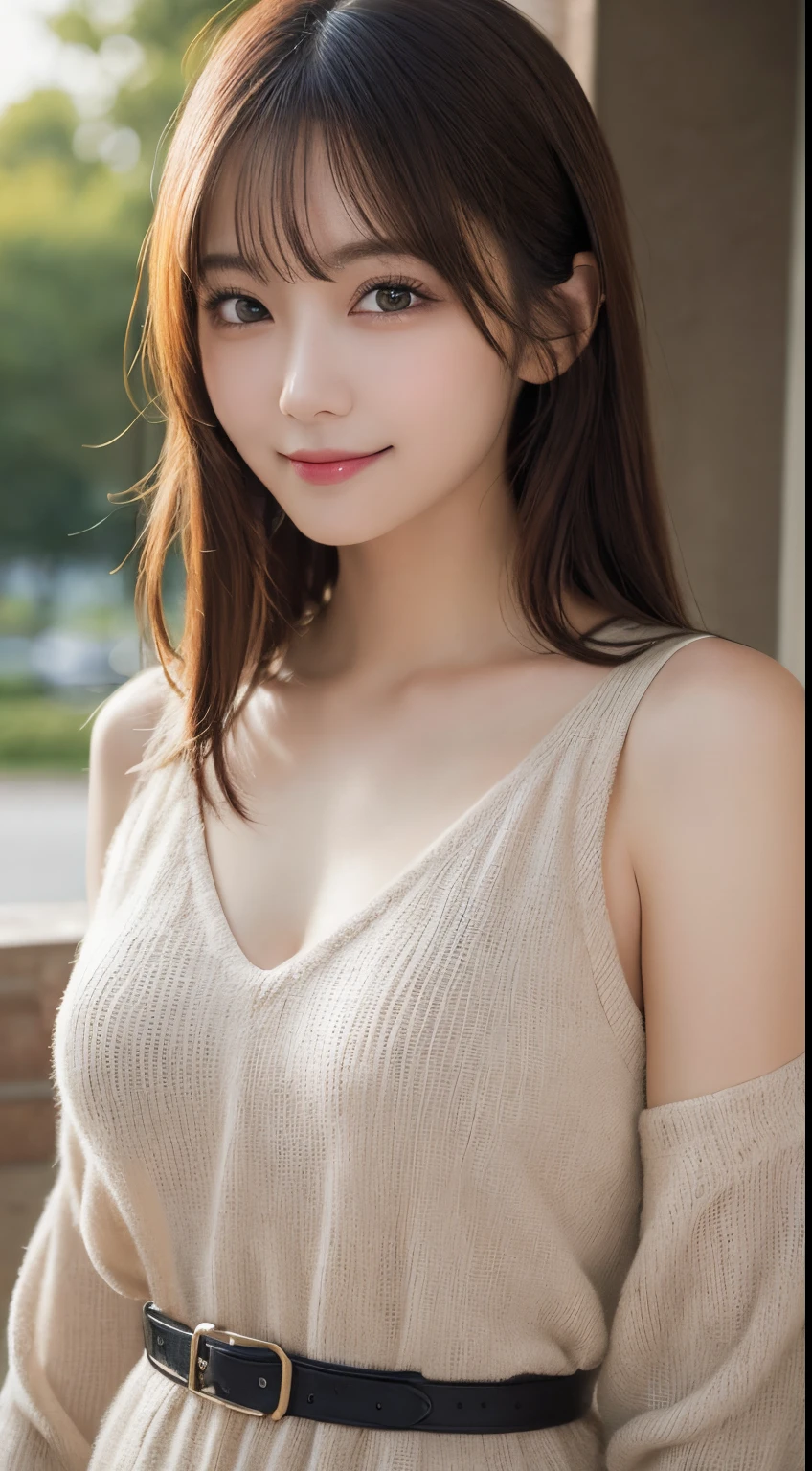 masutepiece, Best Quality, Illustration, Ultra-detailed, finely detail, hight resolution, 8K Wallpaper, Perfect dynamic composition, Beautiful detailed eyes, doress,Medium Hair, mid-chest, Natural Color Lip, Random and sexy poses,Smile