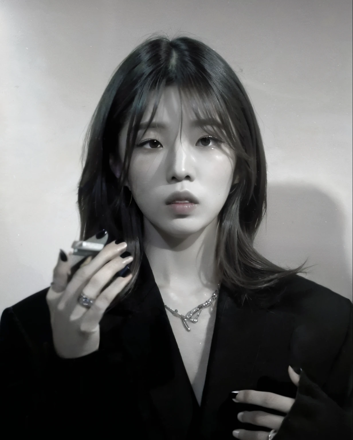 Mujer arafed con una chaqueta negra sosteniendo un cigarrillo y un encendedor., Bae Suzy, ji-min, Steven Jung, Taejune Kim, Nobuyoshi Araki, Jin Kim, Janice cantó, Retrato de Jossi de Blackpink, Jiyun Chae, Kim Hyun Joo, Jung Gi Kim, Jinyoung Shin, Araki Nobuyoshi