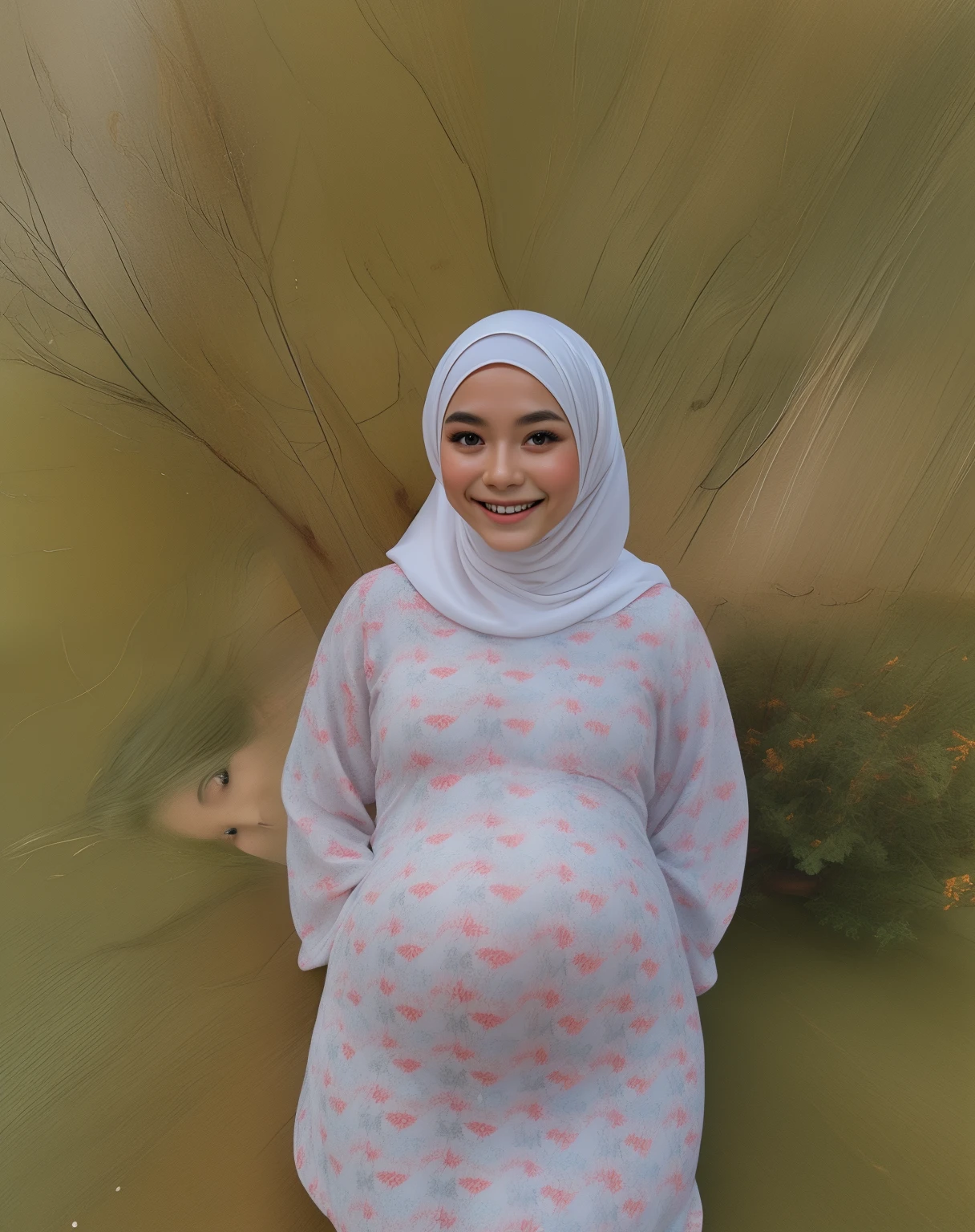 HIJAB MALAY GIRL, masutepiece, High quality, UHD 32K, Realistic face, Realistic skin feeling , A Japanese Lady, 8 years old, Little Girl, Very cute and baby-like face, Women's Competition One-Piece Swimsuit, Sitting, itting open legs, Spread Leg, Yor, cum shots, cum on chest, (((facials))), (((Smile))), (((heavy pregnancy))), (((flat chest))),