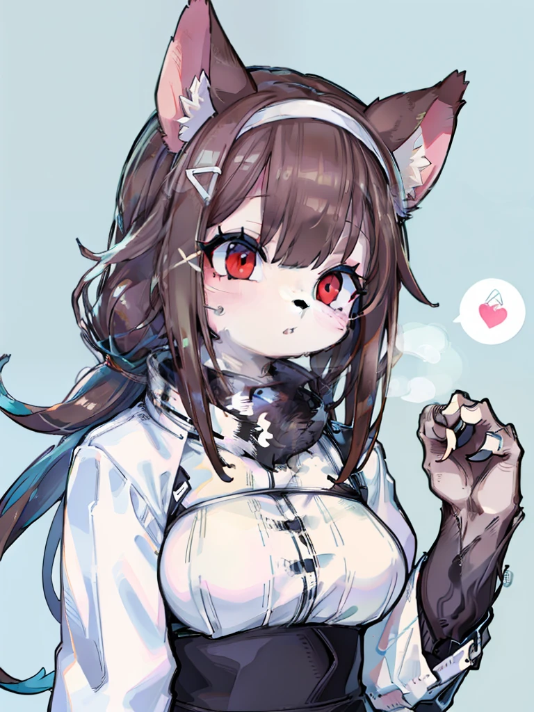 Female panda furry girl